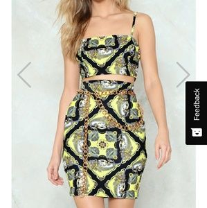 Nastygal Skirt Set NWT